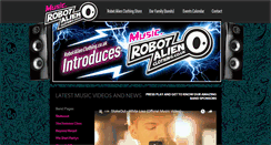 Desktop Screenshot of music.robotalienclothing.co.uk